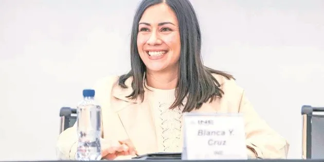 Retrato de Blanca Cruz García, presidenta provisional del Instituto Nacional Electoral